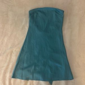 Hello Molly Light Blue Strapless Dress